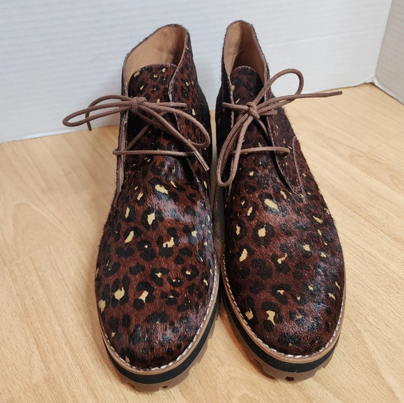 Madewell The Wren Boot in Painted Leopard Calf Hair. Women's size 7.5. - Picture 9 of 16